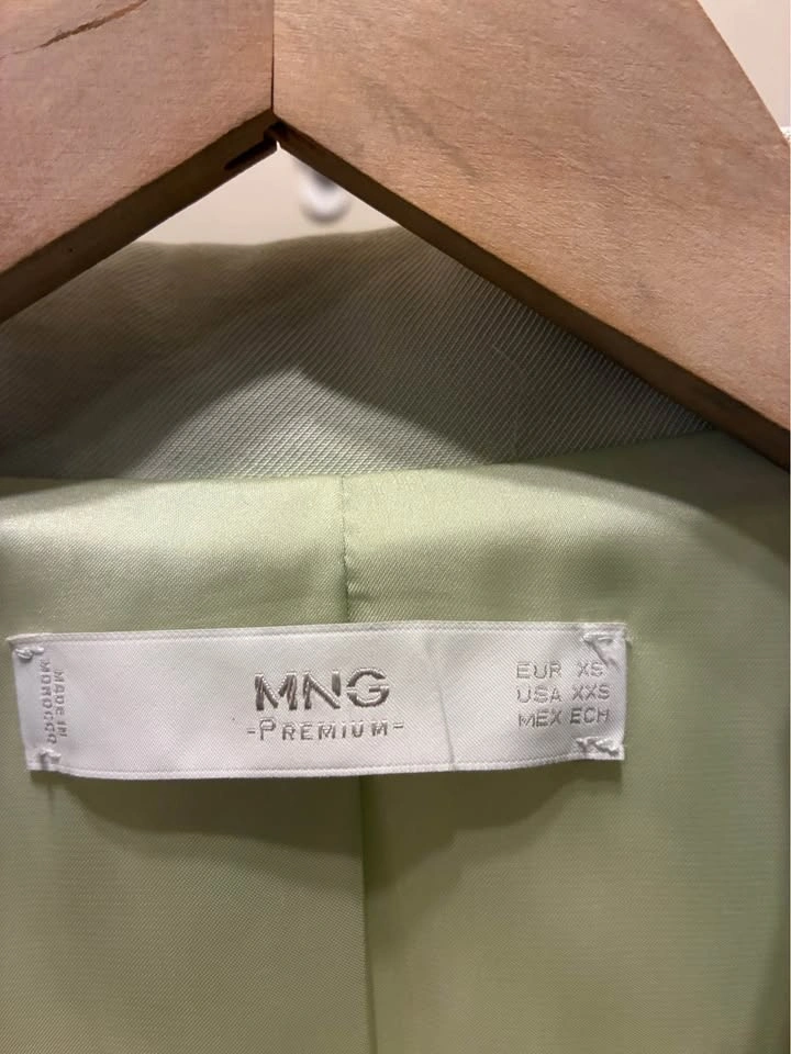 MNG Oversized Light Green Blazer size XS - photo 2