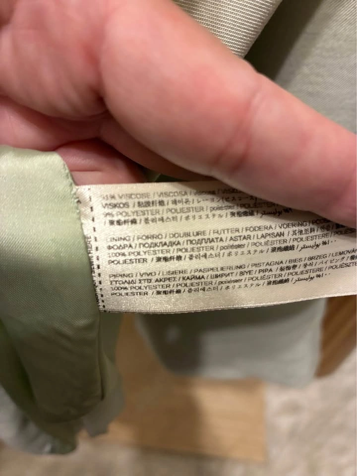 MNG Oversized Light Green Blazer size XS - photo 3