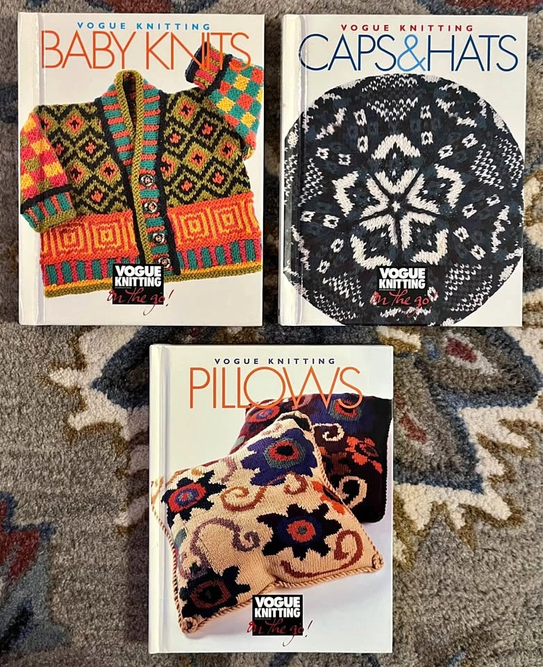 Vogue Knitting - 3 Hard Cover Books
