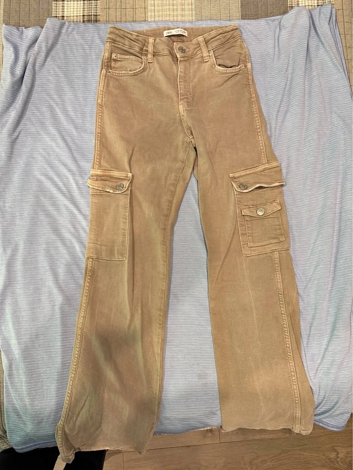 Zara Kids Cargo Jeans Size 13-14
