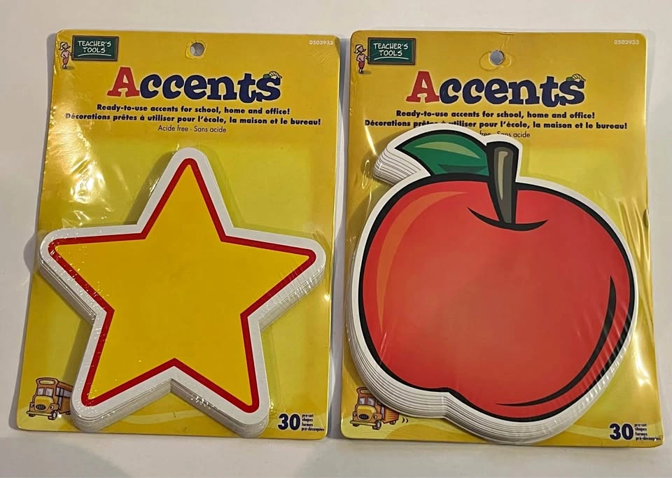 Teacher Supplies - Accents - 2 Packs