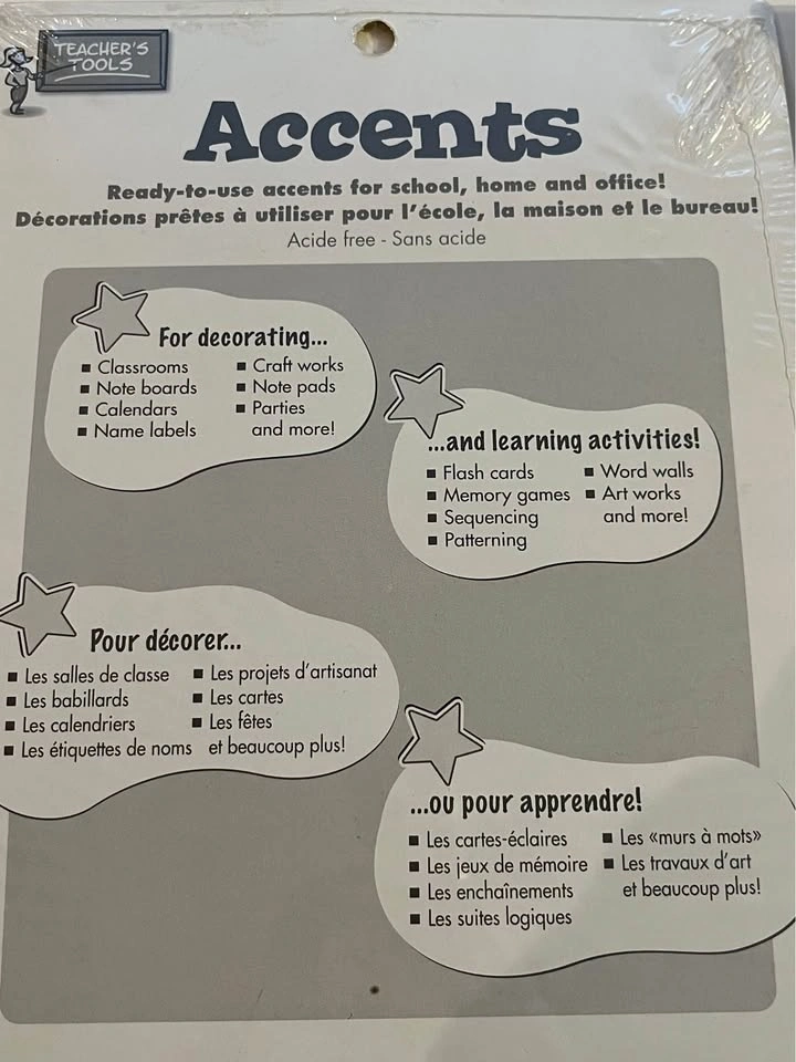 Teacher Supplies - Accents - 2 Packs - photo 2