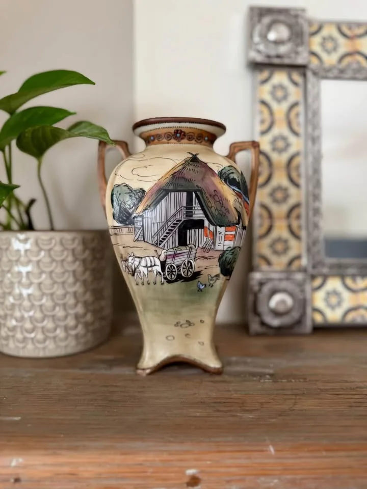 RARE Antique Nippon Morimura Vase image indicator(2)