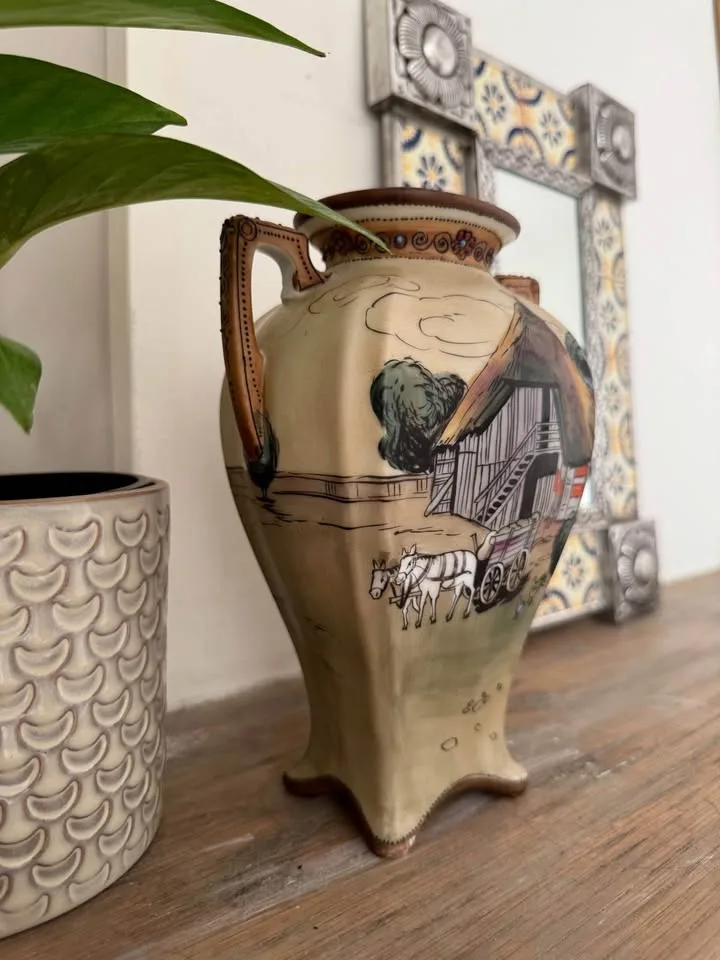 RARE Antique Nippon Morimura Vase image indicator(4)