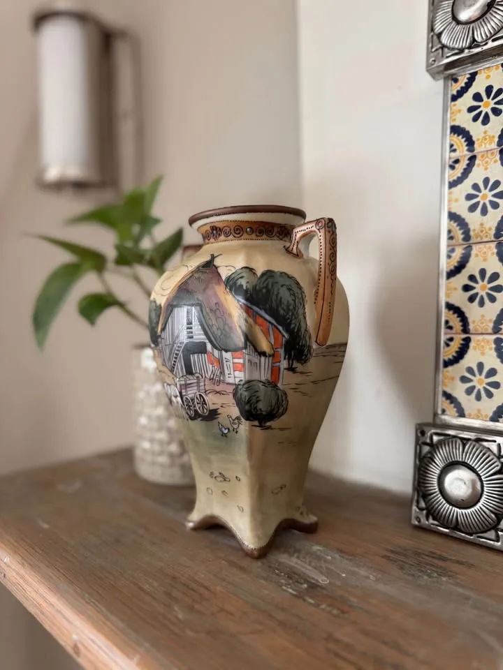 RARE Antique Nippon Morimura Vase image indicator(9)