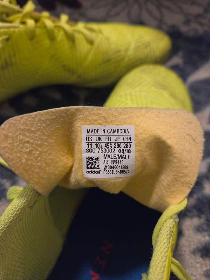 Adidas Nemesis cleats-size 11 - photo 3