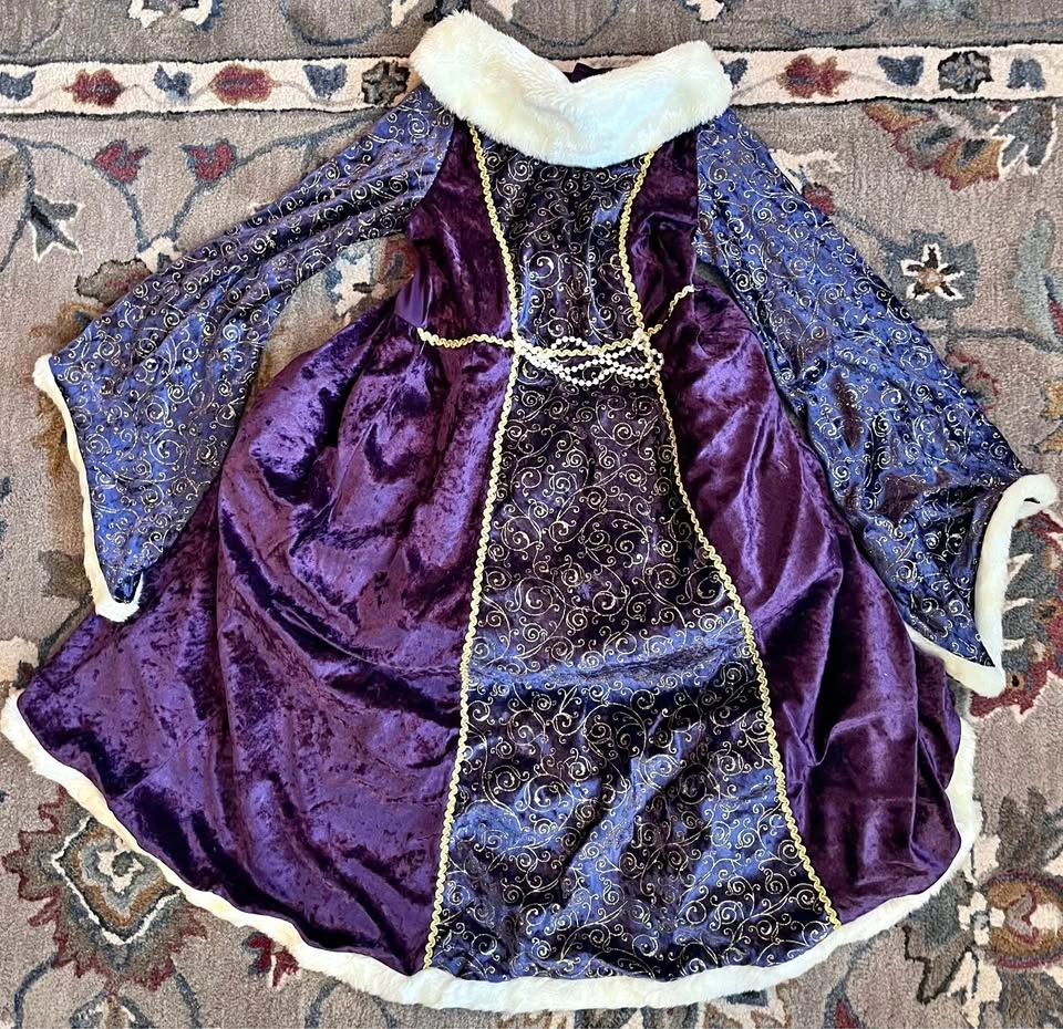 Kids Princess Renaissance Dress Halloween Costume Size 10-12