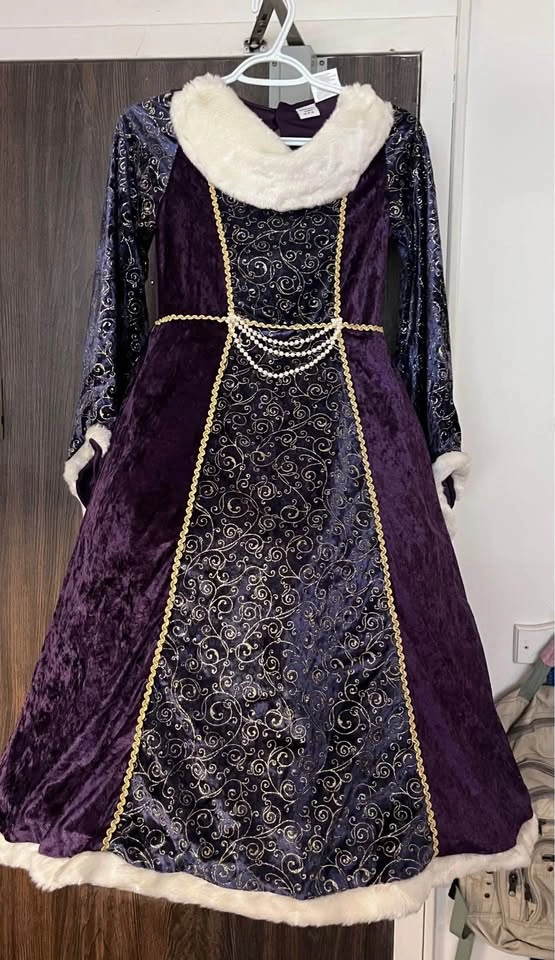 Kids Princess Renaissance Dress Halloween Costume Size 10-12 - photo 3