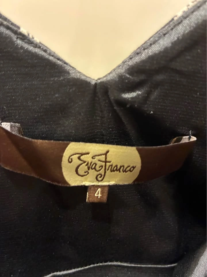 Eva Franco by Anthropologie Black Dress size 4 - photo 2