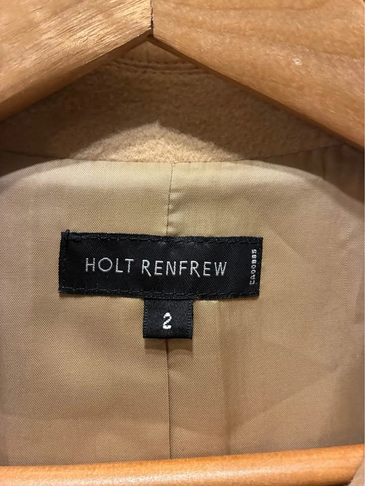 Vintage Holt Renfrew Tan Blazer size 2 - photo 2