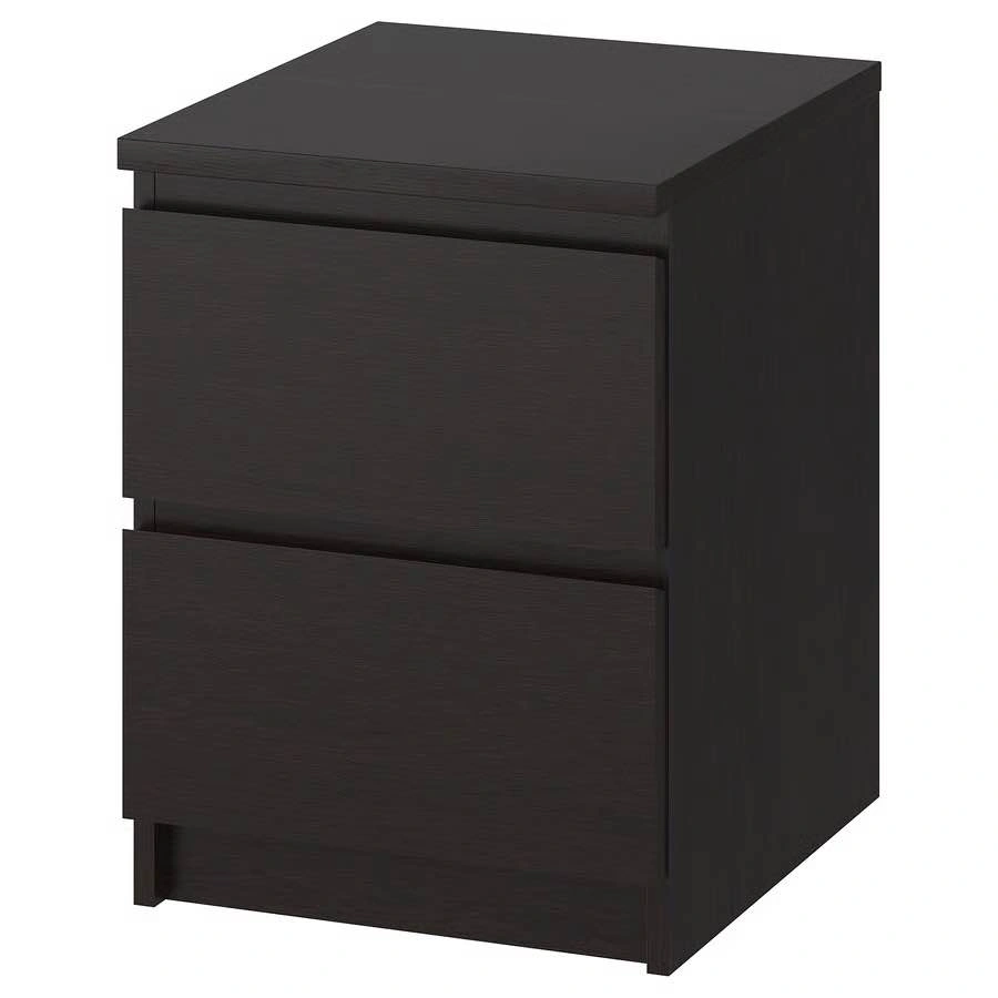 Ikea MALM Chest of 2 drawers, black - photo 4