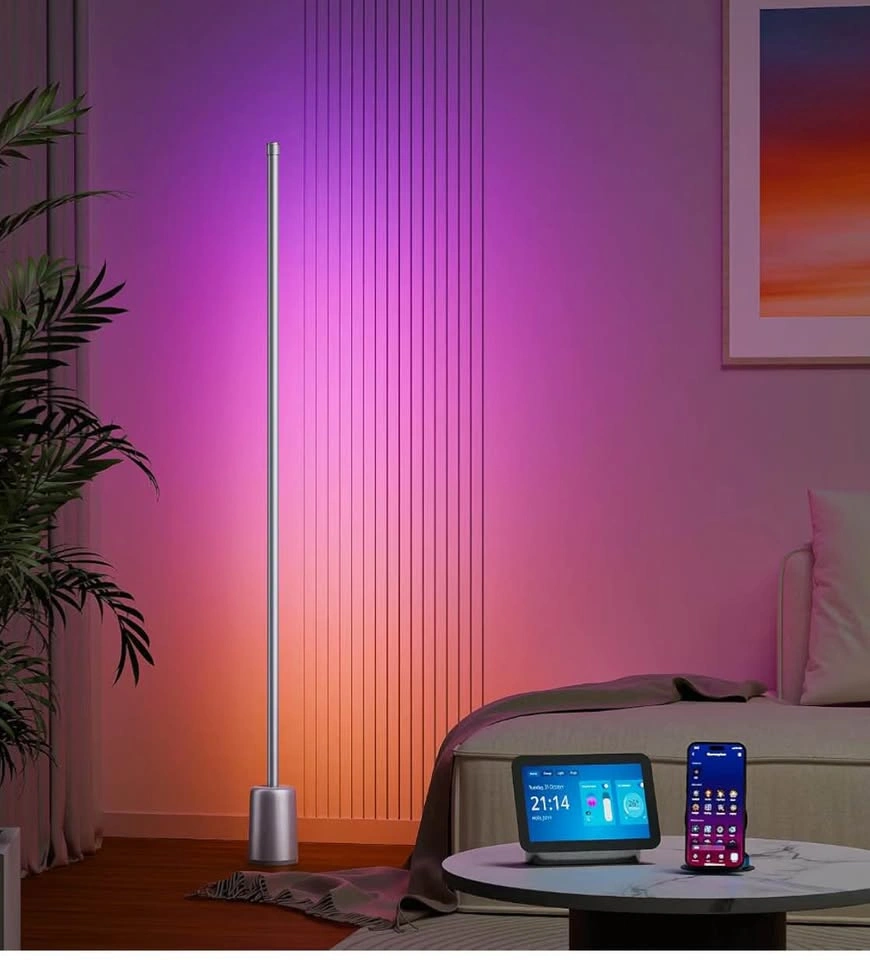Modern RGBW Corner Floor Lamp – Smart LED - photo 3