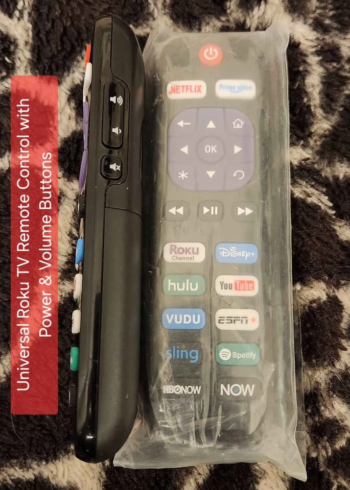 Universal Roku TV Remote Control with Power & Volume Buttons - photo 2