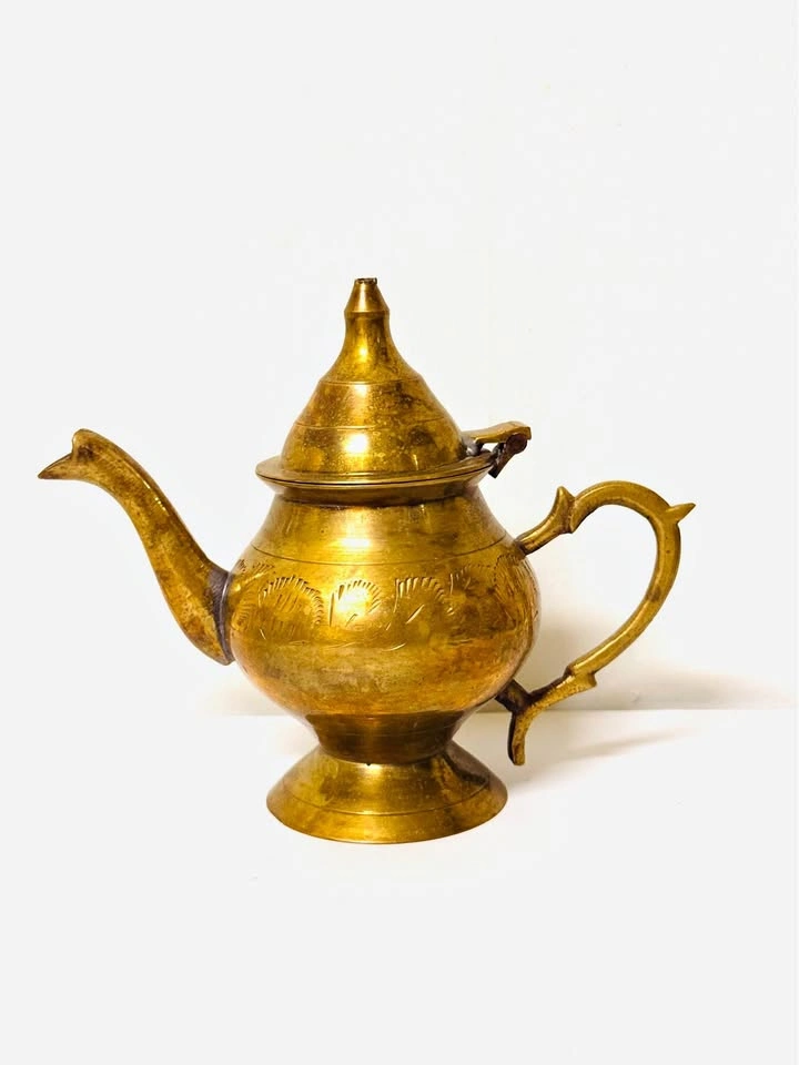 Vintage 5” Brass Teapot