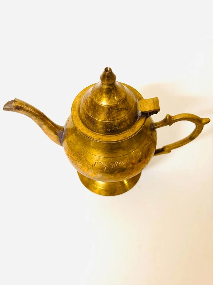 Vintage 5” Brass Teapot - photo 4