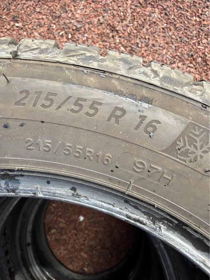 215/55/16 Michelin X-Ice Winter Tires - 2023 DOT - photo 2