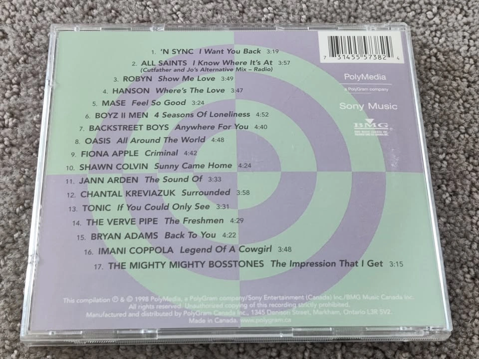 Hit Zone 4 - Various Pop Artists - Audio Music CD Album - photo 3