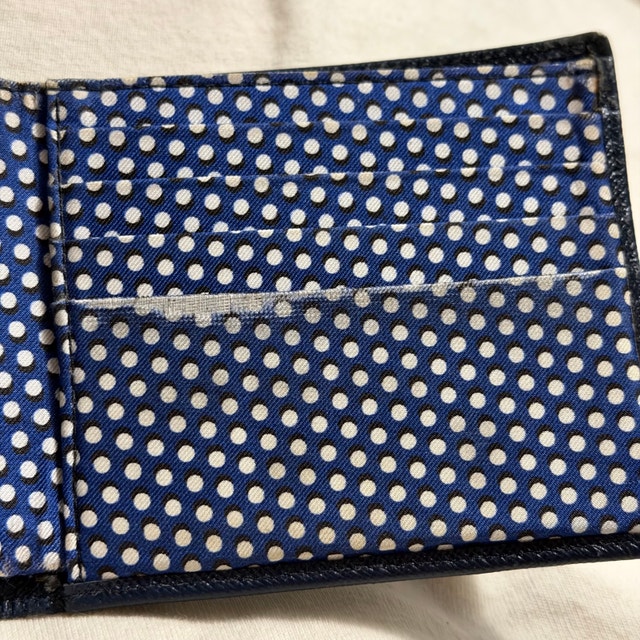 Prada Saffiano Leather + Silk Wallet - photo 4