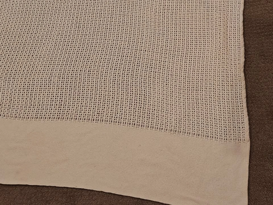 White Weave Woven Queen Throw Blanket - Heavy - 58" x 80" - photo 2