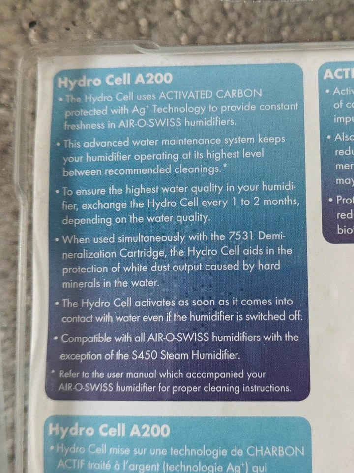 Hydro Cell - A200 - Air-O-Swiss (1 Count) - photo 3