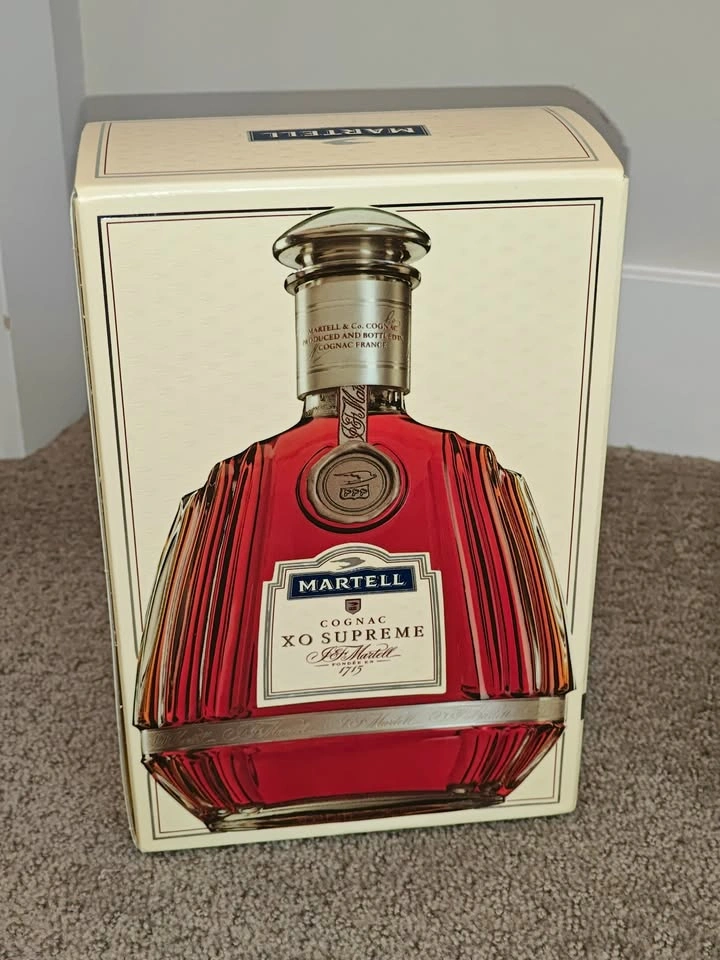 Vintage Designer Glass Decanter Empty Bottle with Original Displ - photo 2