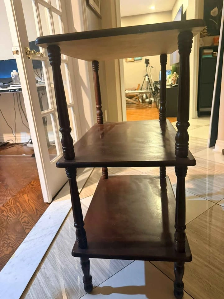 Wooden side table - photo 2