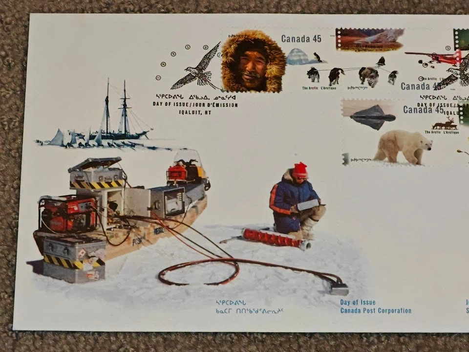 First Day Covers FDC & Stamp Booklet 1995 The Arctic Collection - photo 3