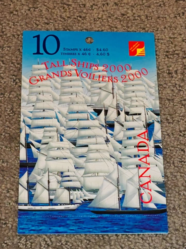 Stamp Booklet - Tall Ships 2000 Canada Post (1865b / BK230) - photo 4