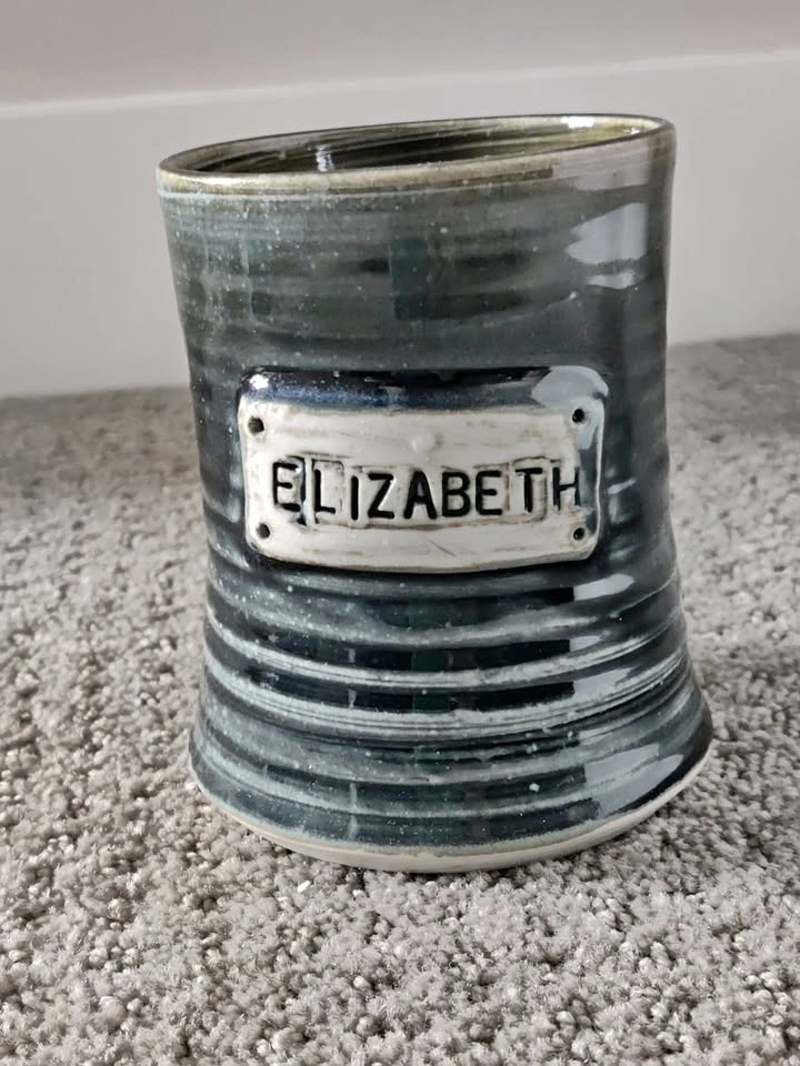 Handmade Custom Cup / Mug - Name: Elizabeth