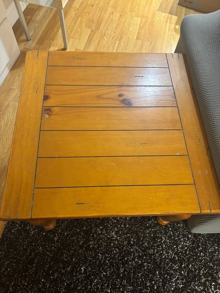 Wood End Table (2) - photo 2