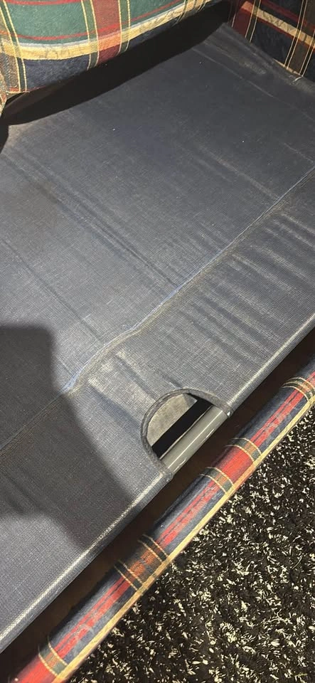 Plaid Pull-Out Couch - photo 2