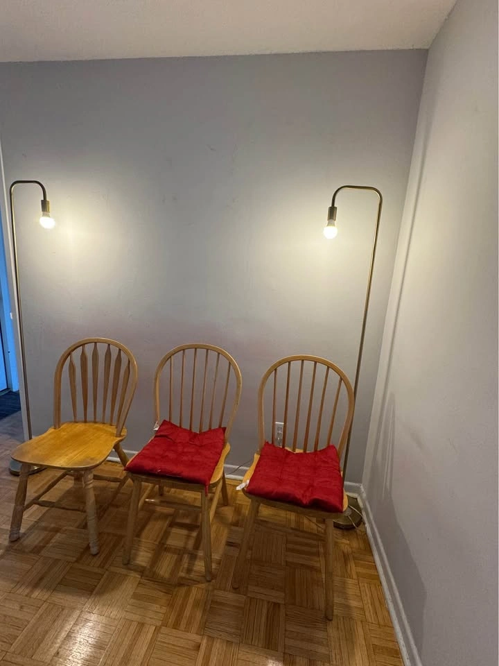 Set of 3 Wooden Windsor Dining Chairs - photo 2