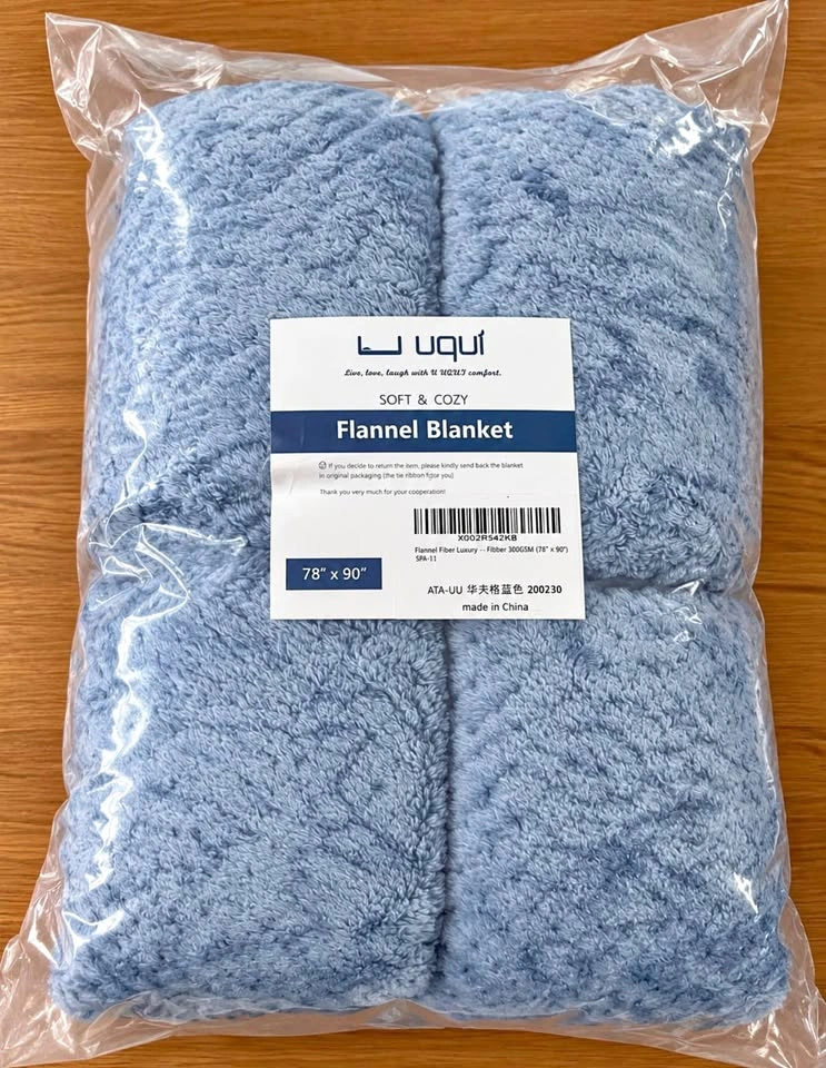 Uqui Flannel Blanket 78" x 90"