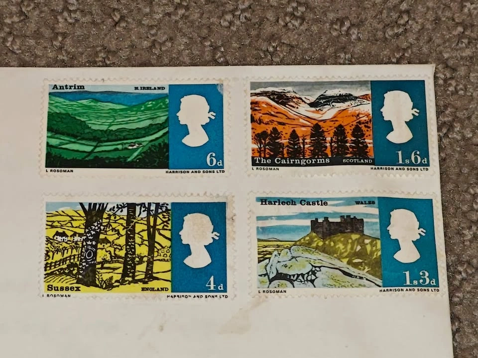 1966 UK GPO First Day Cover - Landscape Pictorial Stamps - photo 2
