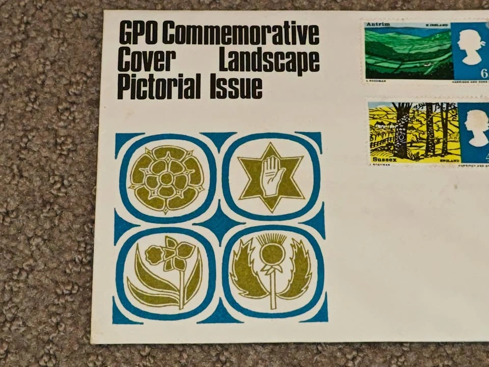 1966 UK GPO First Day Cover - Landscape Pictorial Stamps - photo 3