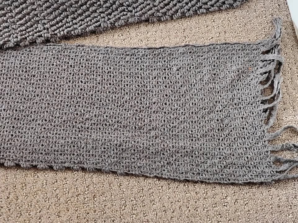 Women Echo Soft Acrylic Winter Scarf - Grey - 82" x 7" - photo 5