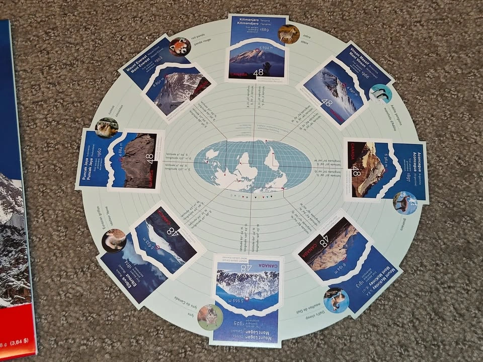 2002 Canada Post Towards the Summits Complete Souvenir Stamp Set - photo 5