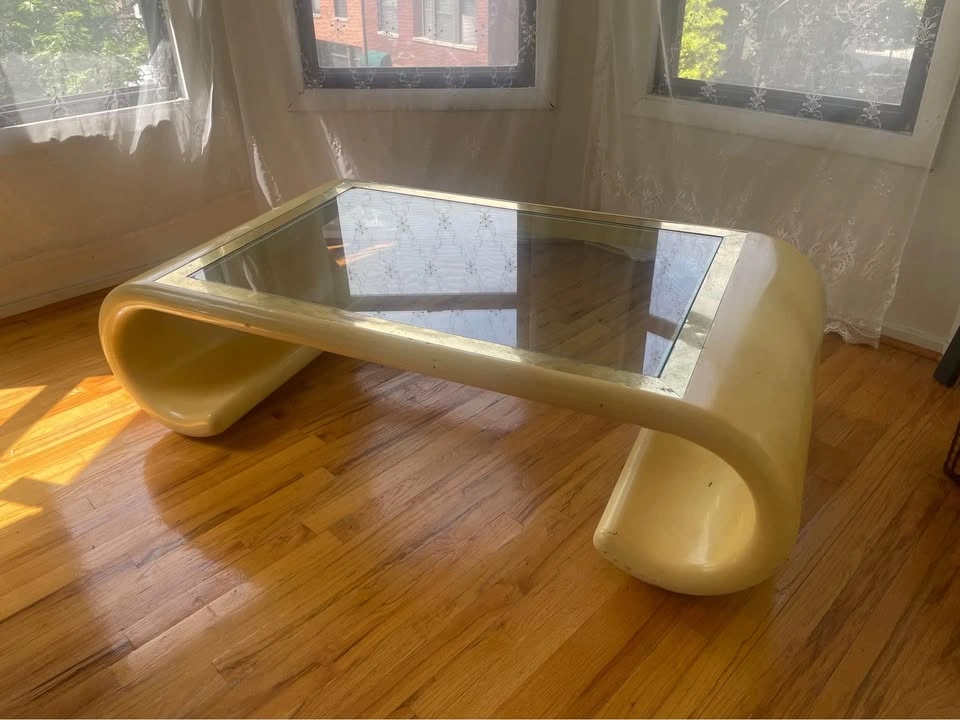 1970s Ernest  C masi Scroll Table