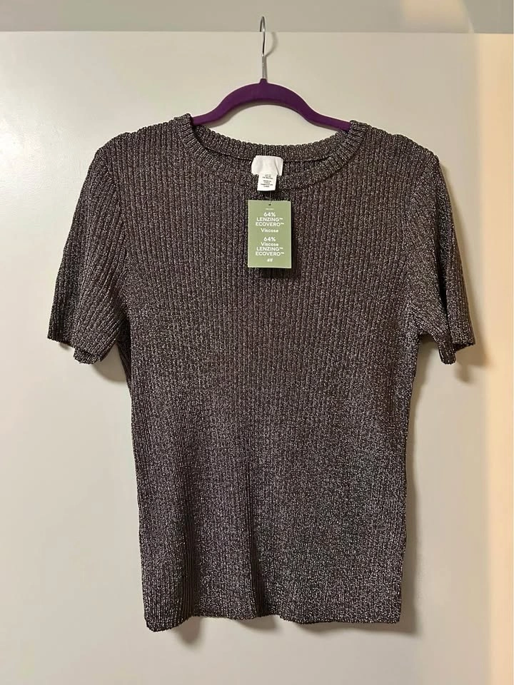 H&M Sparkly Top - Size XL