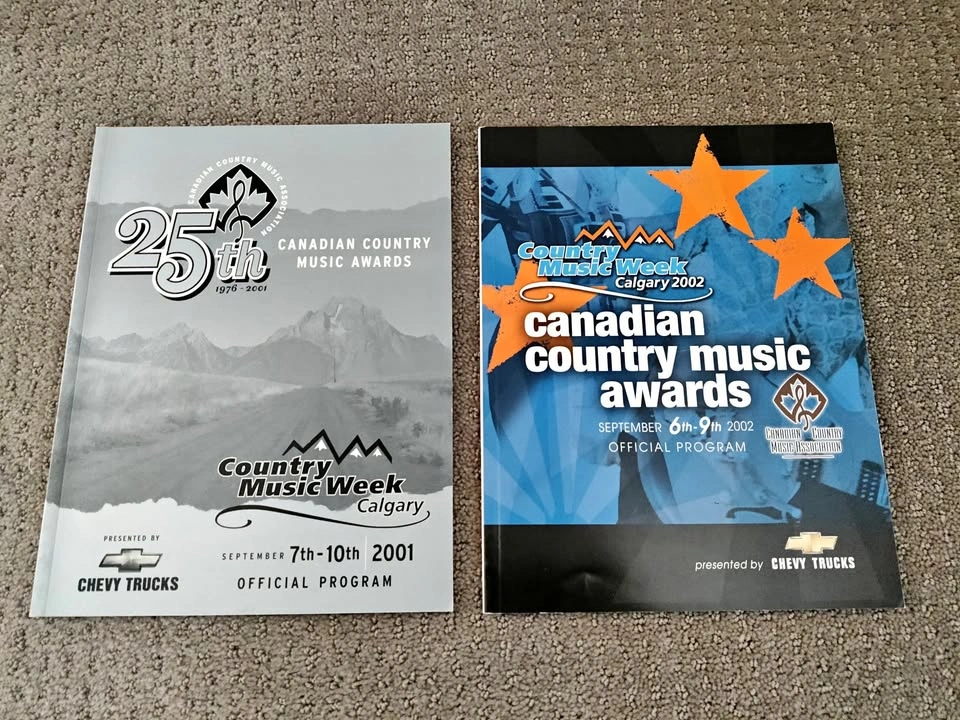Canadian Country Music Awards Official Program Magazine CMA