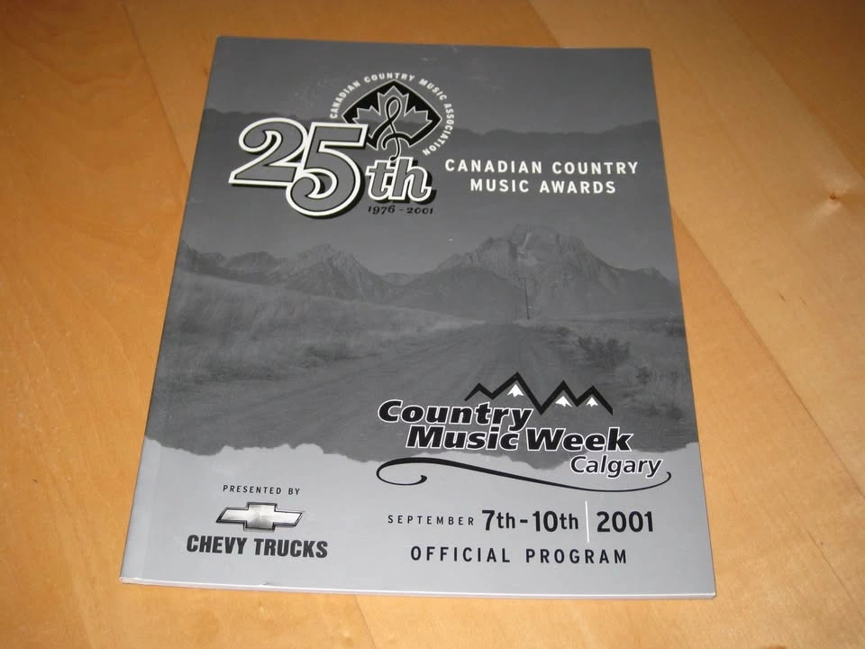 Canadian Country Music Awards Official Program Magazine CMA - photo 3