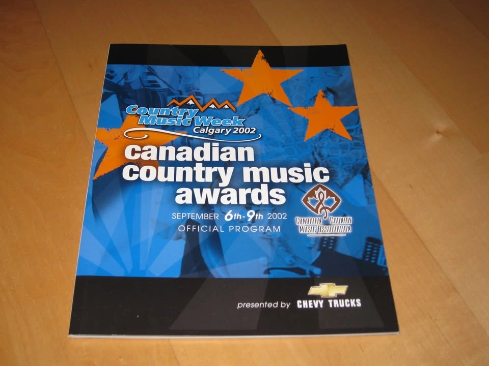 Canadian Country Music Awards Official Program Magazine CMA - photo 4