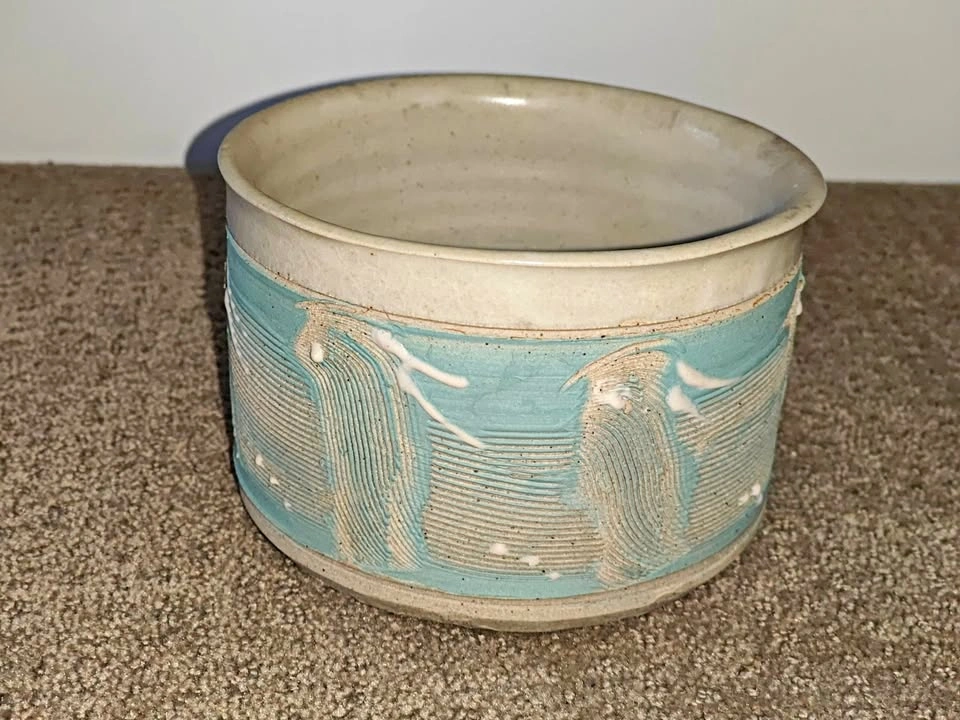 Handmade Decorative Textured Design Art Bowl