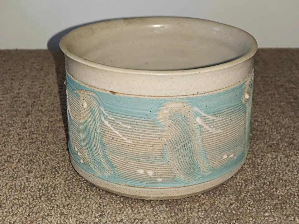 Handmade Decorative Textured Design Art Bowl - photo 2