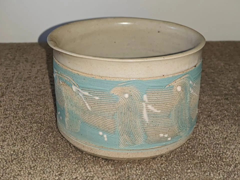 Handmade Decorative Textured Design Art Bowl - photo 3