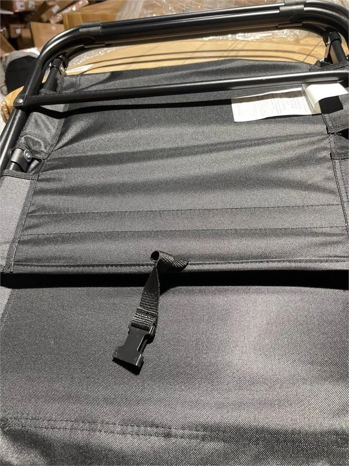 Set of 2 Black Folding Beach Chairs - photo 4