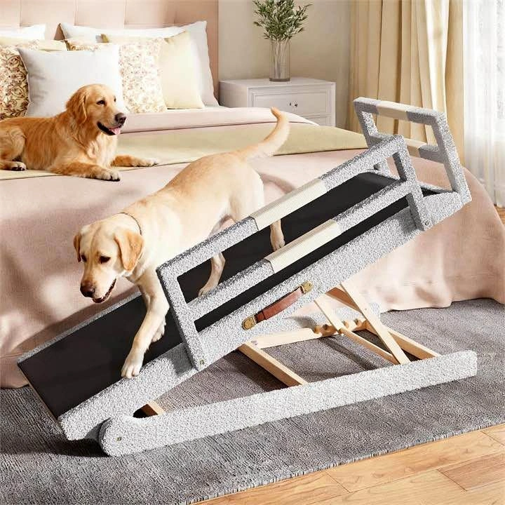 Adjustable Foldable Wooden Pet Ramp
