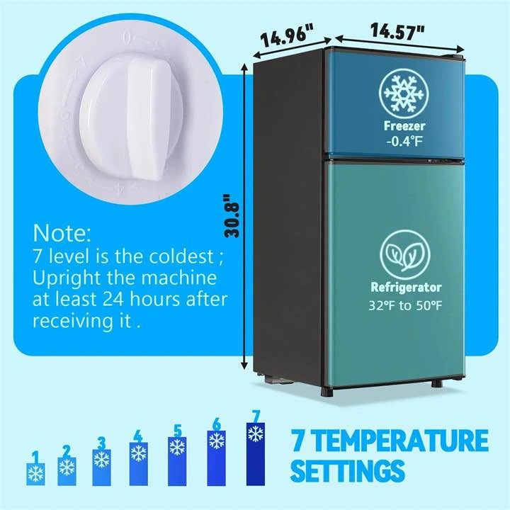 Mini Fridge with Freezer - photo 2
