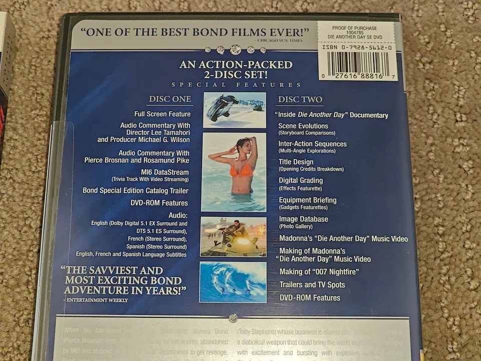 007 Die Another Day - Special Edition DVD Movie - Pierce Brosnan - photo 3