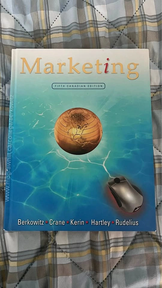 Marketing Fifth Canadian Edition - Berkowitz, Crane, Kerin